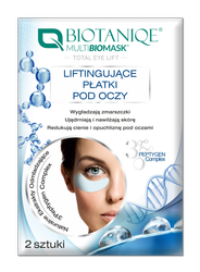 Biotaniqe - Multi BioMask, Total Eye Lift,  Liftingujące płatki pod oczy, 2 szt