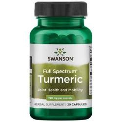 Swanson Turmeric Kurkuma 720 Mg 30 K