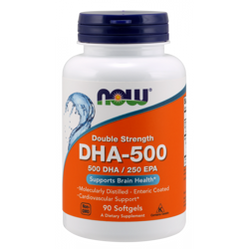 DHA - 500 DHA 250 EPA Kwas dokozaheksaenowy 500 mg (90 kaps.)