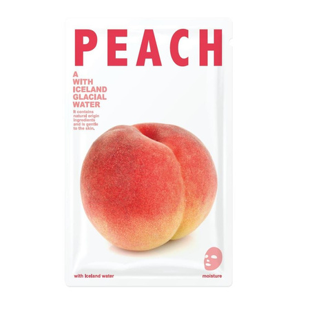 Blue Dot nawilżająca maseczka w płacie Peach 20g