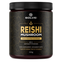 SolveLabs Reishi (Ganoderma Lucidum) ekstrakt 10:1 z lakownicy żółtawej 100 g