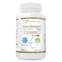 Selen organiczny 200mcg suplement diety 120 kaps.