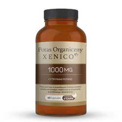 Xenico Potas Organiczny 1000mg cytrynian potasu 60 kaps.