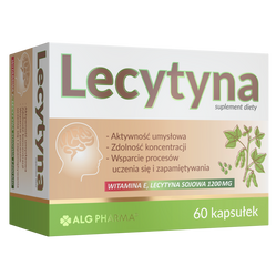 Alg Pharma Lecytyna wsparcie aktywności umysłowej 60 kaps.