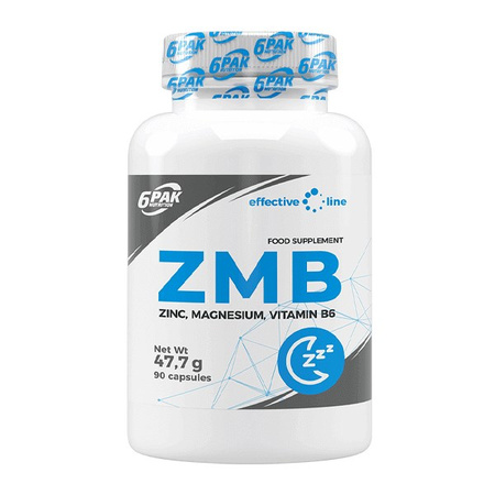 6PAK EL ZMB (cynk, magnez, B6) kaps.