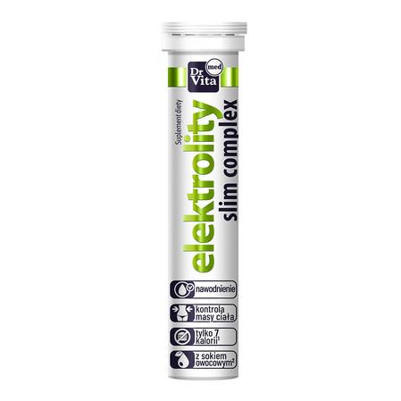 Dr Vita Elektrolity slim complex 20 tabletek musujących