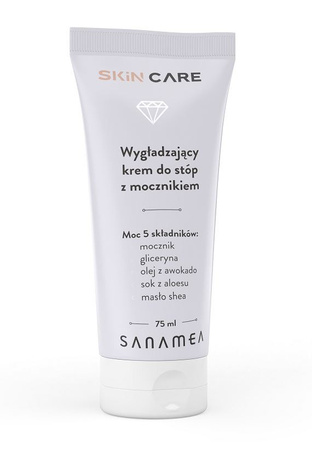 Sanamea Skin Care Wygładzający krem do stóp z mocznikiem, 75 ml