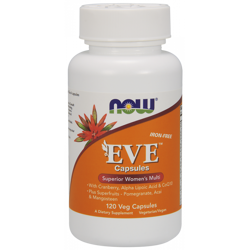 EVE Superior Womens Multi - Multiwitamina i Składniki Mineralne dla Kobiet EVE bez Żelaza (120 kaps.)