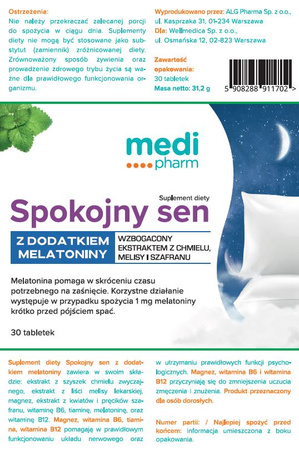 medi pharm Spokojny sen 30 tabl.