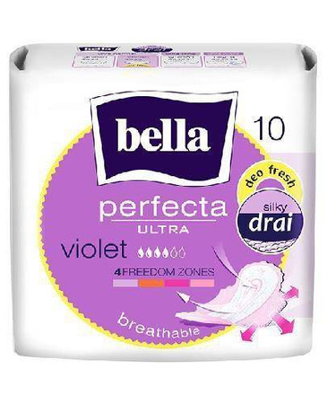 Podpaski BELLA PERFECTA Ultra Violet Deo 10 sztuk