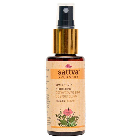 Sattva - Wcierka do skóry głowy odżywcza Hibiskus 100ml KRÓTKA DATA 31.10.2025