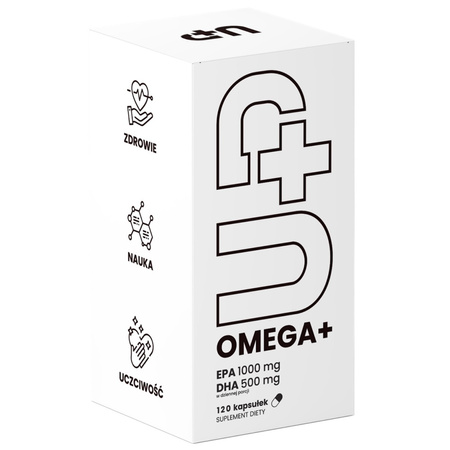UP Health Omega+ suplement diety 120 kaps.