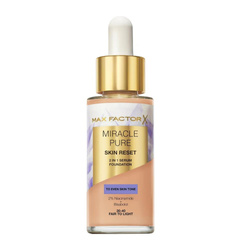 Miracle Pure 2w1 Skin Reset pielęgnujący podkład z serum o wegańskiej formule 30-40 Fair to Light 30ml