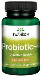 Swanson Probiotic-4 3 Mld 60 K Odporność