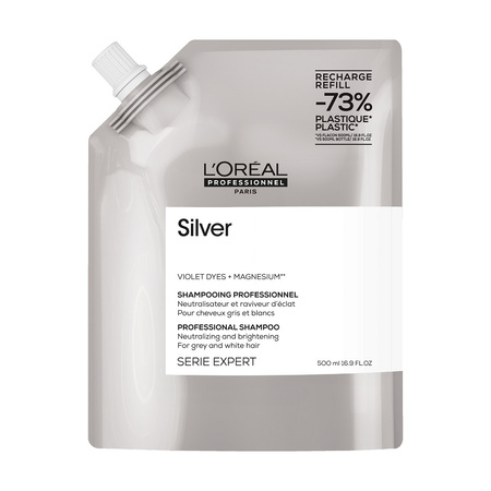 Serie Expert Silver szampon do włosów siwych i rozjaśnianych refill 500ml
