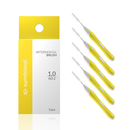 SYMBIORAL INTERDENTAL BRUSH 1,0MM 5szt. ISO 2