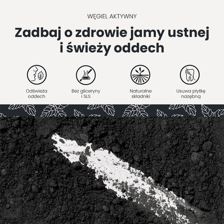 Georganics, Naturalna pasta do zębów w słoiku, do codziennej pielęgnacji, z fluorem i aktywnym węglem, 60 ml