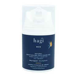Hagi Men- Naturalny nawilżający krem-żel do twarzy Ahoj Kapitanie50ml