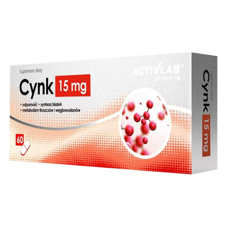 Activlab Pharma Cynk 15 mg 60 kapsułek