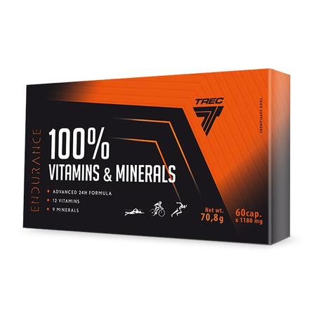 Trec Endurance 100% Vitamins & Minerals 60 kaps.