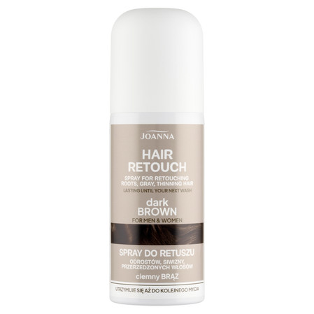 Hair Retouch spray do retuszu Ciemny Brąz 75ml