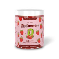Vitamin D 60 żelków smak truskawka