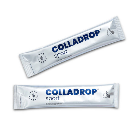 Aura Herbals Colladrop® Sport, kolagen morski 5000 mg - 30 saszetek