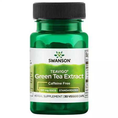 TEAVIGO Green Tea Extract Caffeine Free (30 kaps.)
