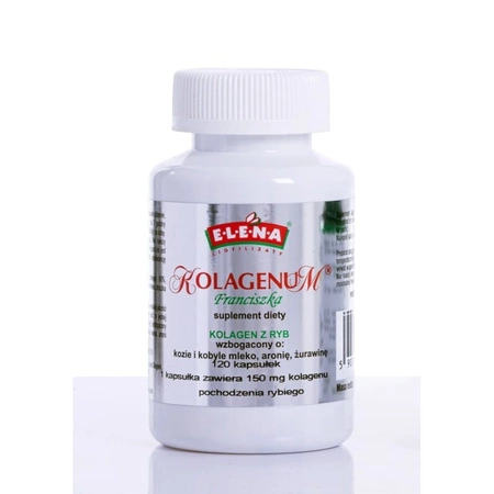 Elena Kolagenum Franciszka Silver kolagen z ryb suplement diety 120 kaps.