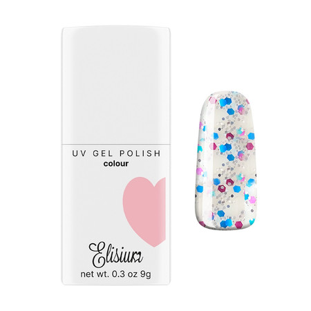 UV Gel Polish lakier hybrydowy do paznokci 098 Crazy Conffetti 8ml