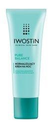 IWOSTIN PURE BALANCE Normalizujący krem na noc 50ml