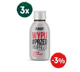 Zestaw: 3x FUNADY Wypij przed Imprezą shot 100 ml