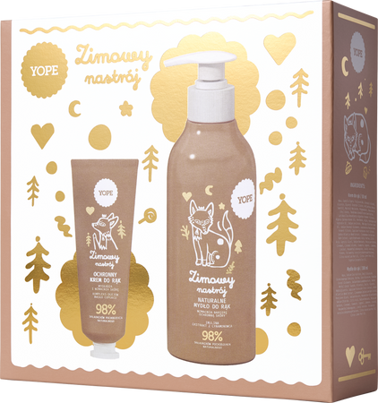 Yope Xmas Zestaw Zimowy Nastrój Mydło 300ml+Krem do rak 50ml