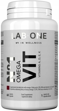 LAB ONE N°1 Omega VIT kwasy omega-3 60 kaps.