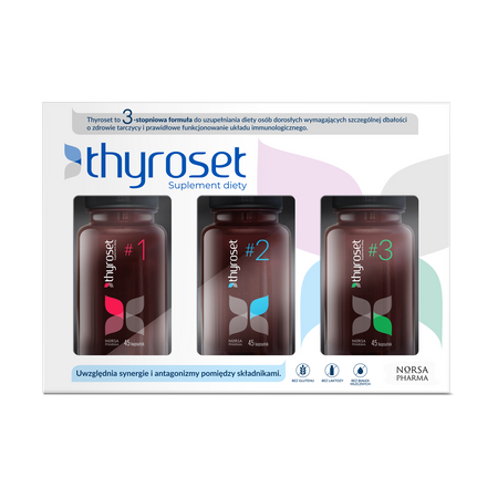 Norsa Pharma Thyroset zestaw 3x 45 kaps.