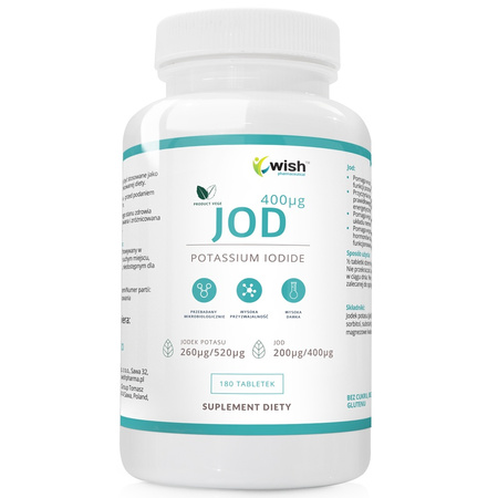 Jod Jodek Potasu 400 mcg - 180 tabl.