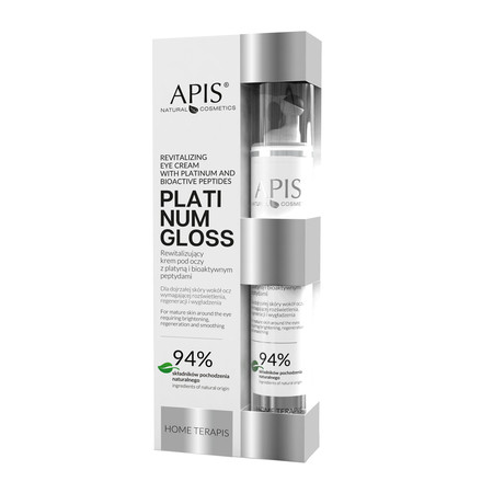 Platinum Gloss rewitalizujący krem pod oczy z platyną i bioaktywnymi peptydami 10ml