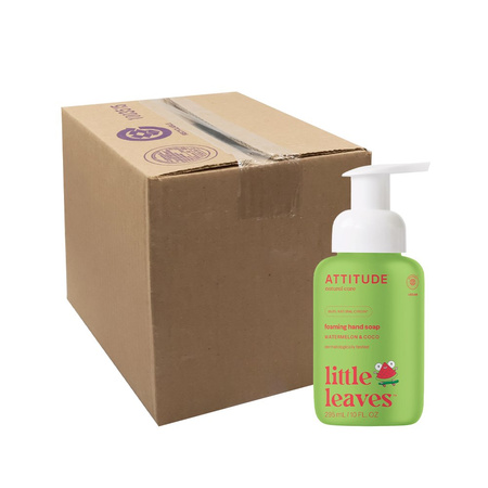 Attitude SUPER LEAVES™, Mydło w piance do rąk dla dzieci o zapachu arbuza i kokosa, 295 ml
