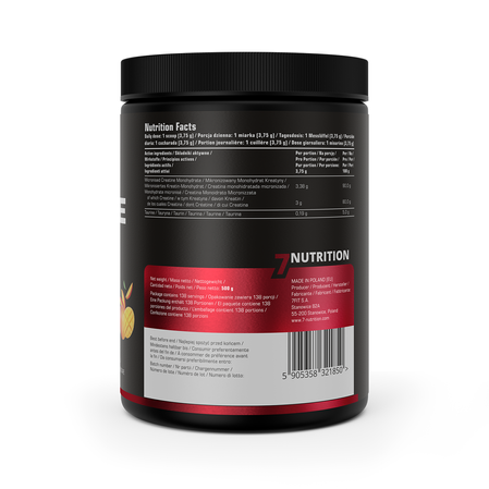 7Nutrition Creatine Monohydrate 500g    Mango