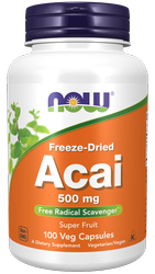 Now Foods Acai 500 mg - 100 tabl. vege