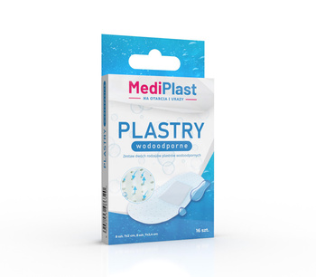 MediPlast na otarcia i urazy plastry wodoodporne 16 sztuk