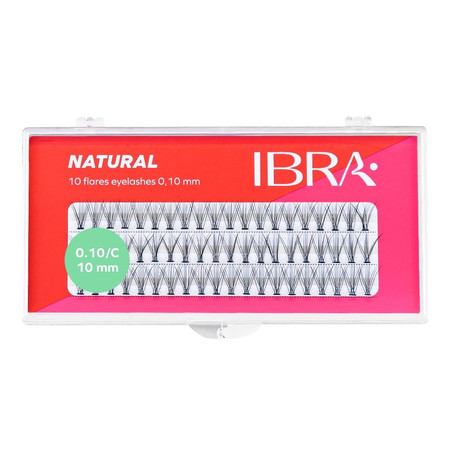 Kępki sztucznych rzęs Natural Knot-Free 0.10 C-10mm