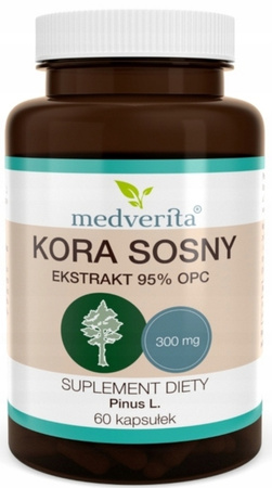 Medverita Kora Sosny ekstrakt 95% OPC - 60 kaps.