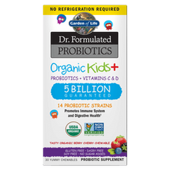 Garden of Life Dr. Formulated Probiotics Organic Kids + Probiotics + Vitamins C & D - 30 tabl.