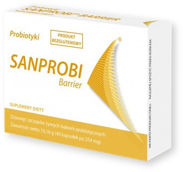 Sanprobi SANPROBI BARRIER, probiotyk 40 kaps.