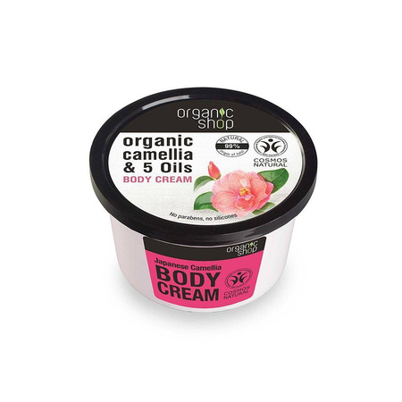 Organic shop - Krem do ciała. Japońska kamelia - 250 ml