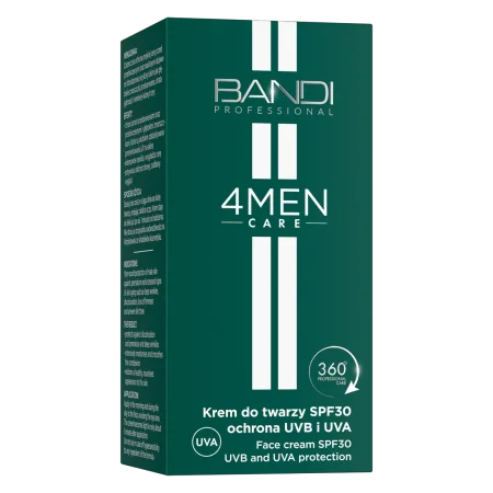 Bandi 4MEN Care Krem do twarzy SPF30 ochrona UVB i UVA 50ml