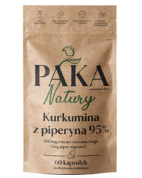 Paka Natury Kurkumina z piperyną 95% - 60 kaps.