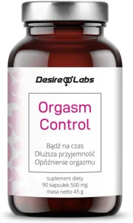 Desire Labs Orgasm Control dla mężczyzn wspiera funkcie suksualne 90 kaps.