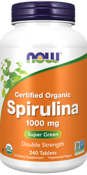 NOW FOODS Spirulina 1000 mg (240 tabl.)